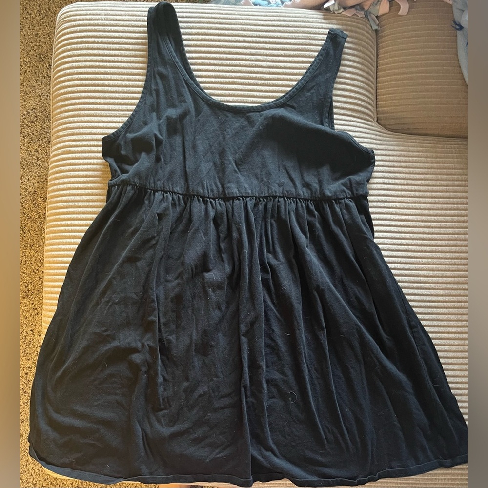Comfy black mini dress/tunic
